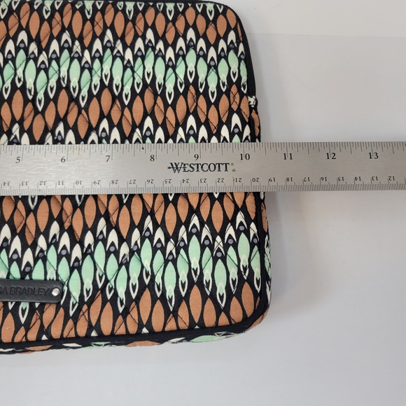 Vera Bradley Tablet Sleeve Case Pouch Bag Sierra Stream Quilted Ikat School Work - Picture 5 of 8